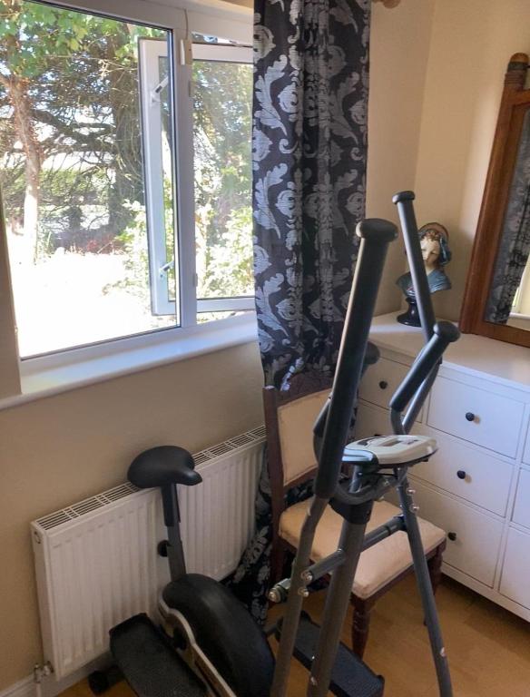 Fitness centrum a/nebo fitness zařízení v ubytování An Teach Tykillen Cosy Home