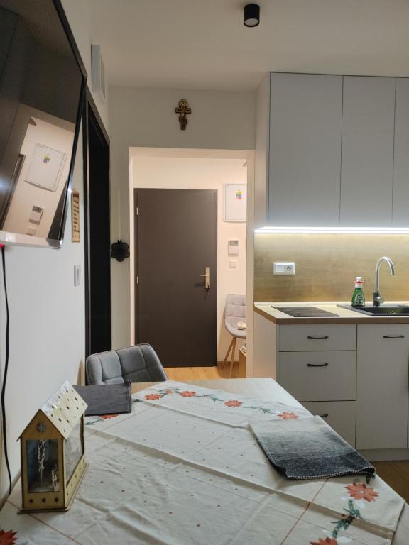 Postel nebo postele na pokoji v ubytování Apartment Kukučka - Tatranská Štrba