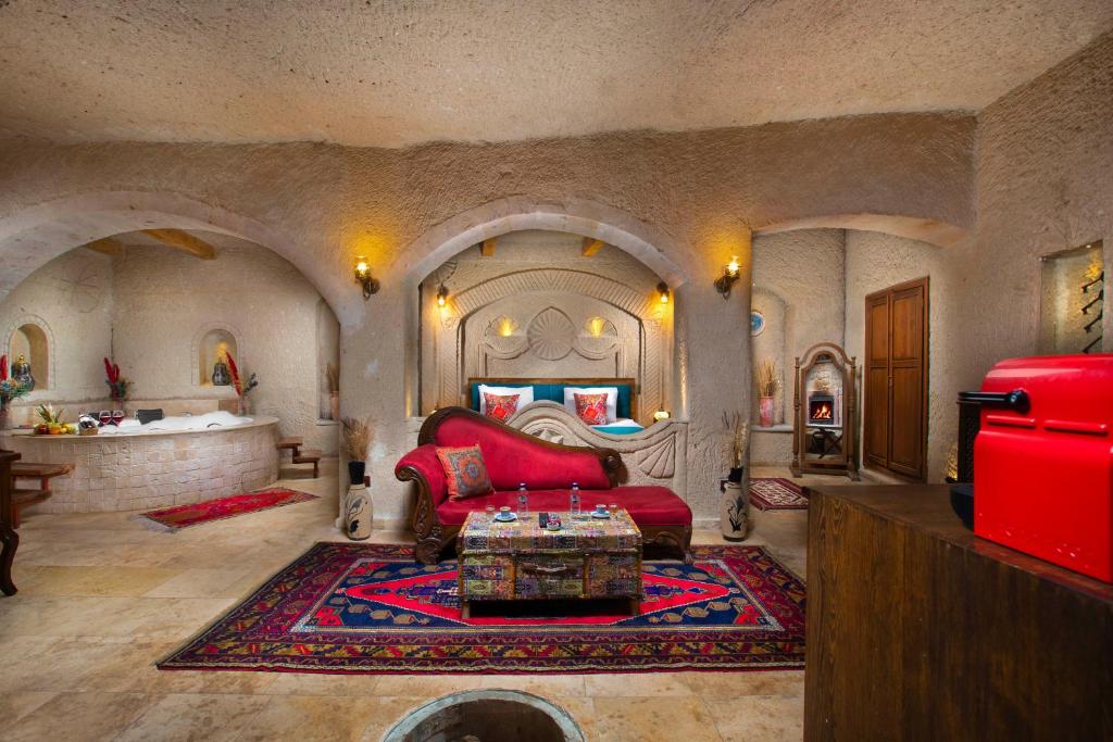 Posezení v ubytování Garden Inn Cappadocia