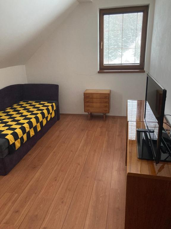 TV a/nebo společenská místnost v ubytování Apartmán pod kopcom