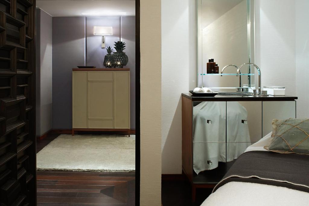 Postel nebo postele na pokoji v ubytování Las Alcobas, a Luxury Collection Hotel, Mexico City