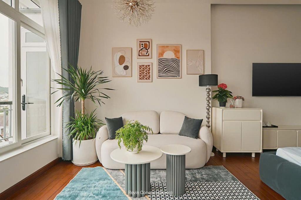 Μια τηλεόραση ή/και κέντρο ψυχαγωγίας στο Homestay Hùng Vương