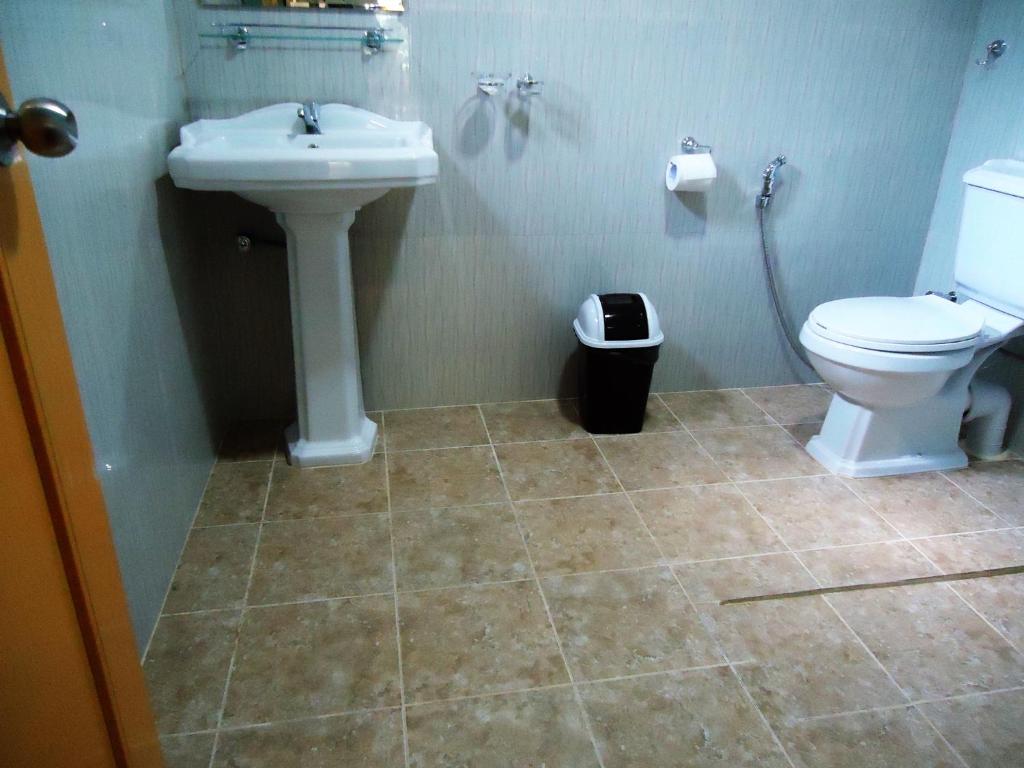 Koupelna v ubytování Sigiri Sithru Home Stay