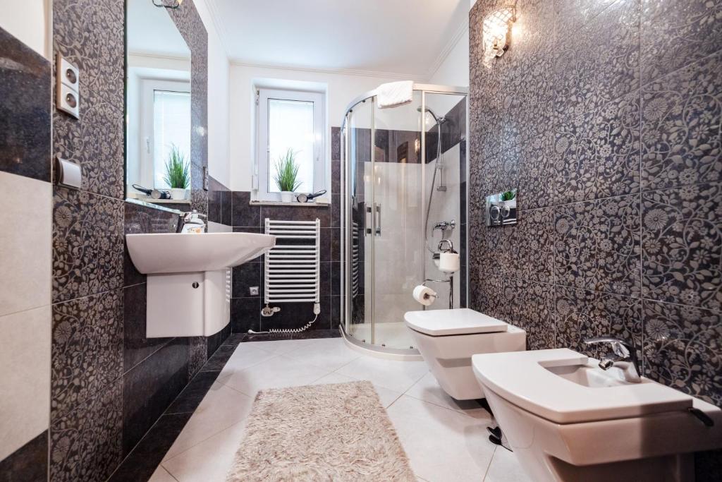 Kúpeľňa v ubytovaní SPA Hotel Splendor