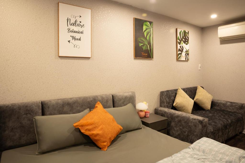 Posezení v ubytování Spring Home Hà Nội