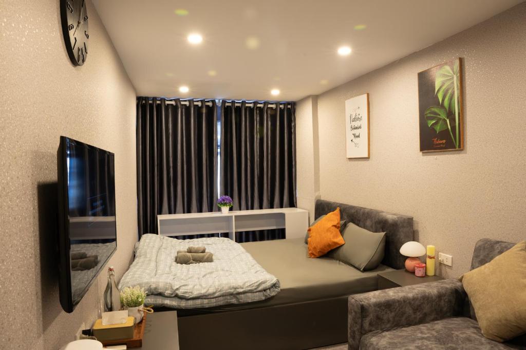 Posezení v ubytování Spring Home Hà Nội
