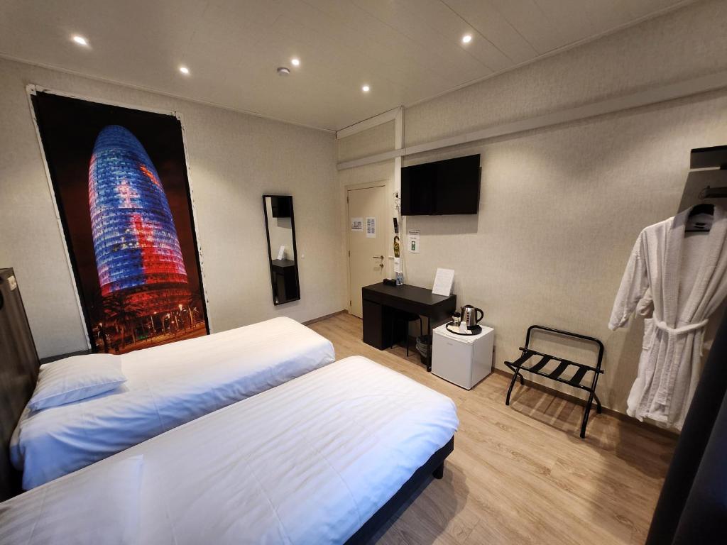 Postel nebo postele na pokoji v ubytování Albert - Rooms