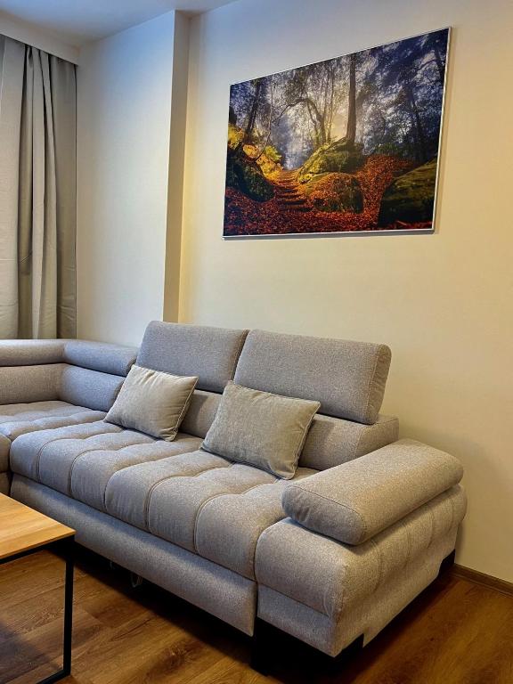 Posezení v ubytování Luční apartmán Jurajda