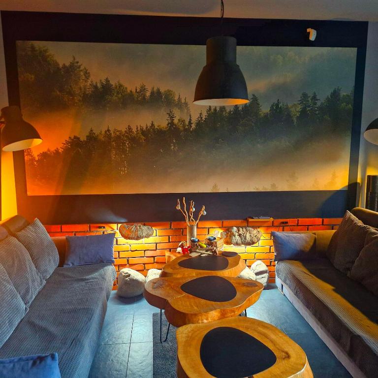 Posedenie v ubytovaní Apartamenty SPOKOLOKO Skrzyczne Residence Korzenny i Kamienny