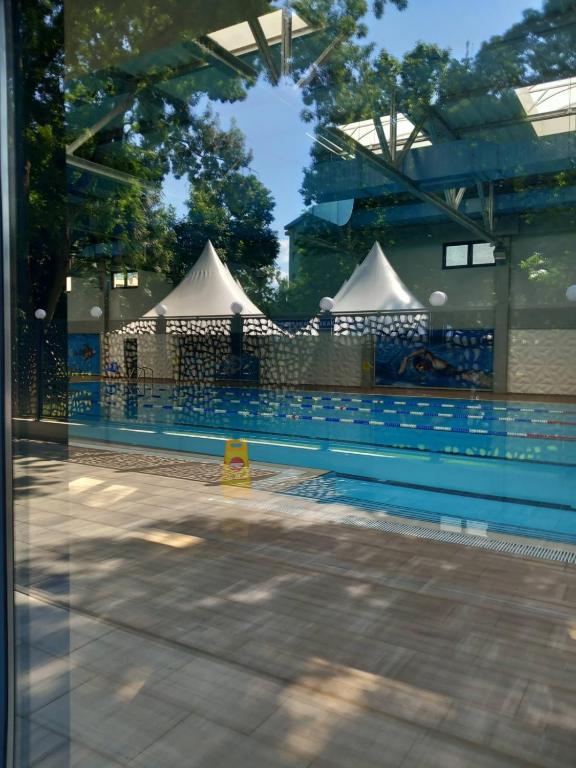 Bazén v ubytování Orca Apartman nebo v jeho okolí