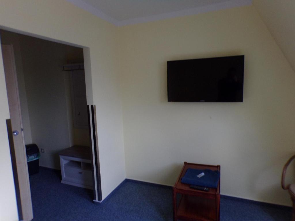 TV a/nebo společenská místnost v ubytování Motel Oseček