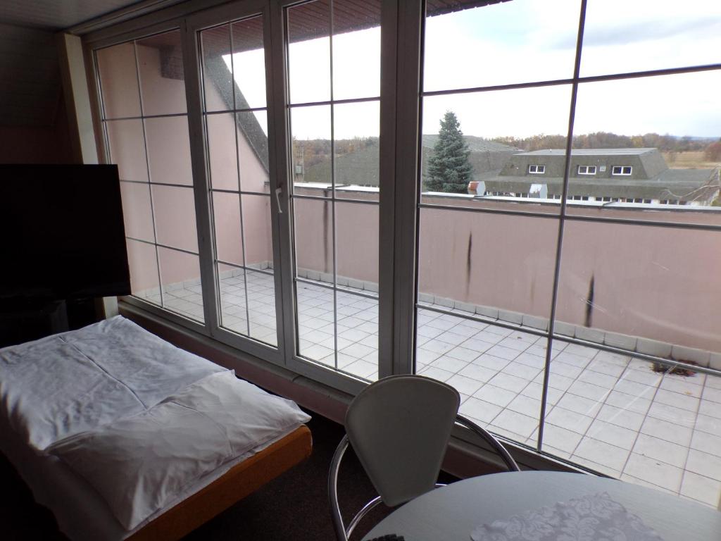 Postel nebo postele na pokoji v ubytování Motel Oseček