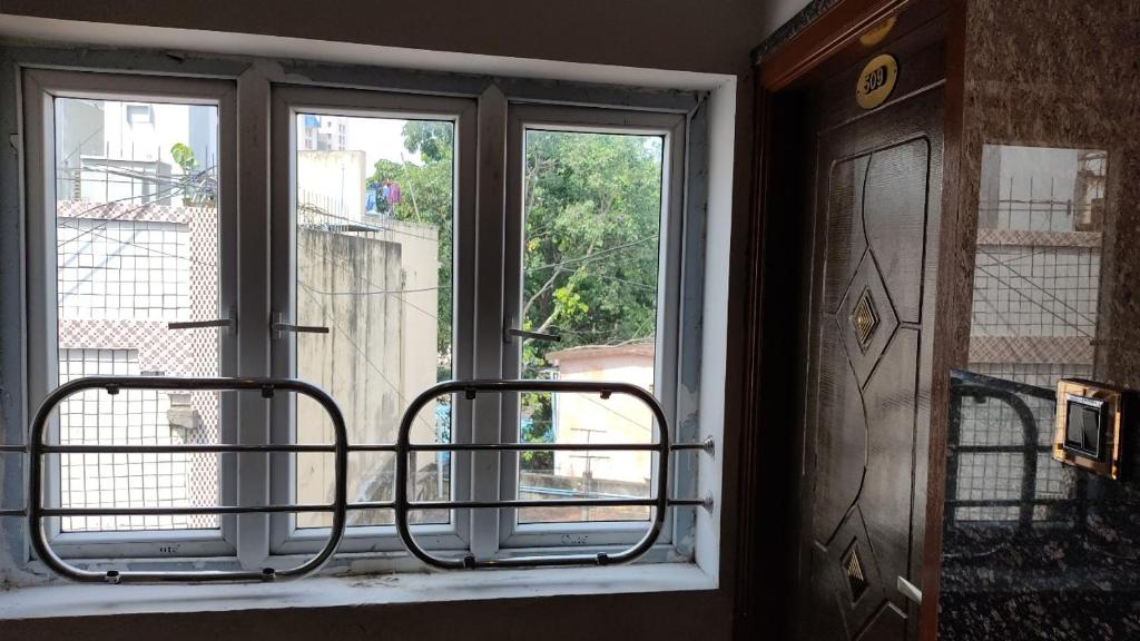 Balkón nebo terasa v ubytování MERCY INN