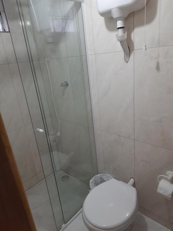 Koupelna v ubytování Hotel Pousada Guaratuba
