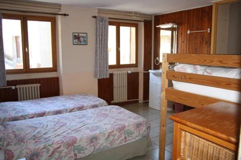 Postel nebo postele na pokoji v ubytování LE GÎTE LES MELEZES