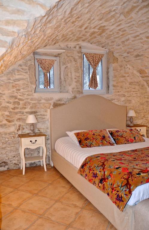 Postel nebo postele na pokoji v ubytování LOCUS AMOENUS