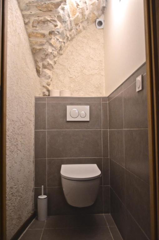 Koupelna v ubytování LOCUS AMOENUS
