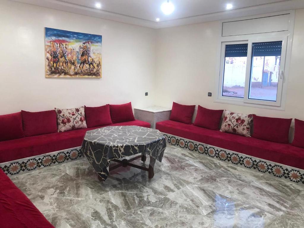 Posezení v ubytování Villa Yassine