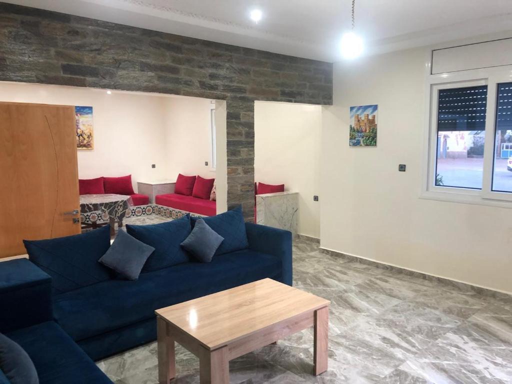 Posezení v ubytování Villa Yassine