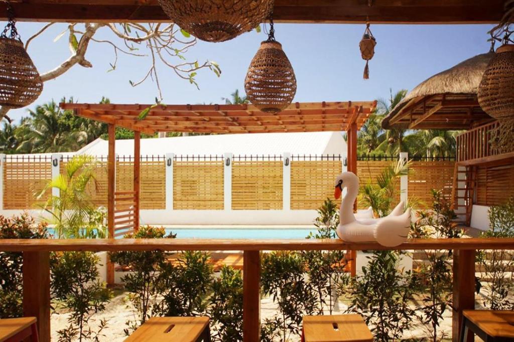 Bazén v ubytování Kalachuchi Inn 薄荷雞蛋花旅宿 nebo v jeho okolí