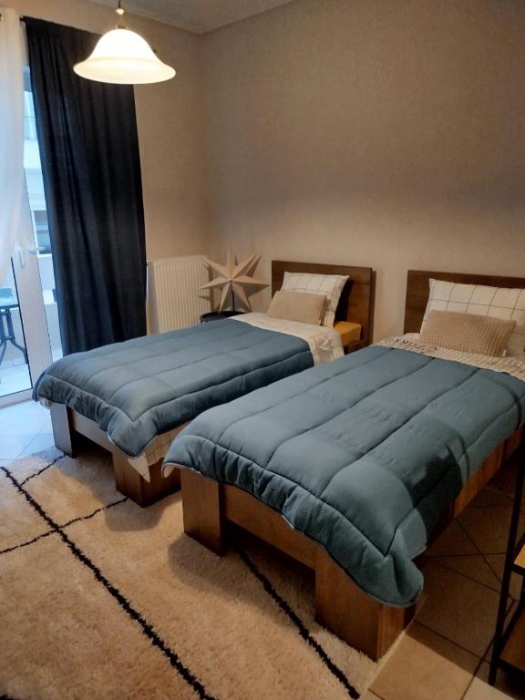 Posteľ alebo postele v izbe v ubytovaní Central Spacious Apartment 70sqm
