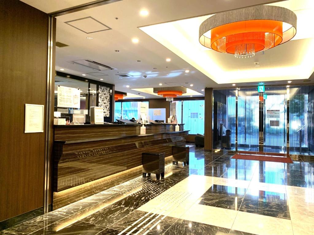Vstupní hala nebo recepce v ubytování APA Hotel Keikyu Kamata Ekimae Nishi