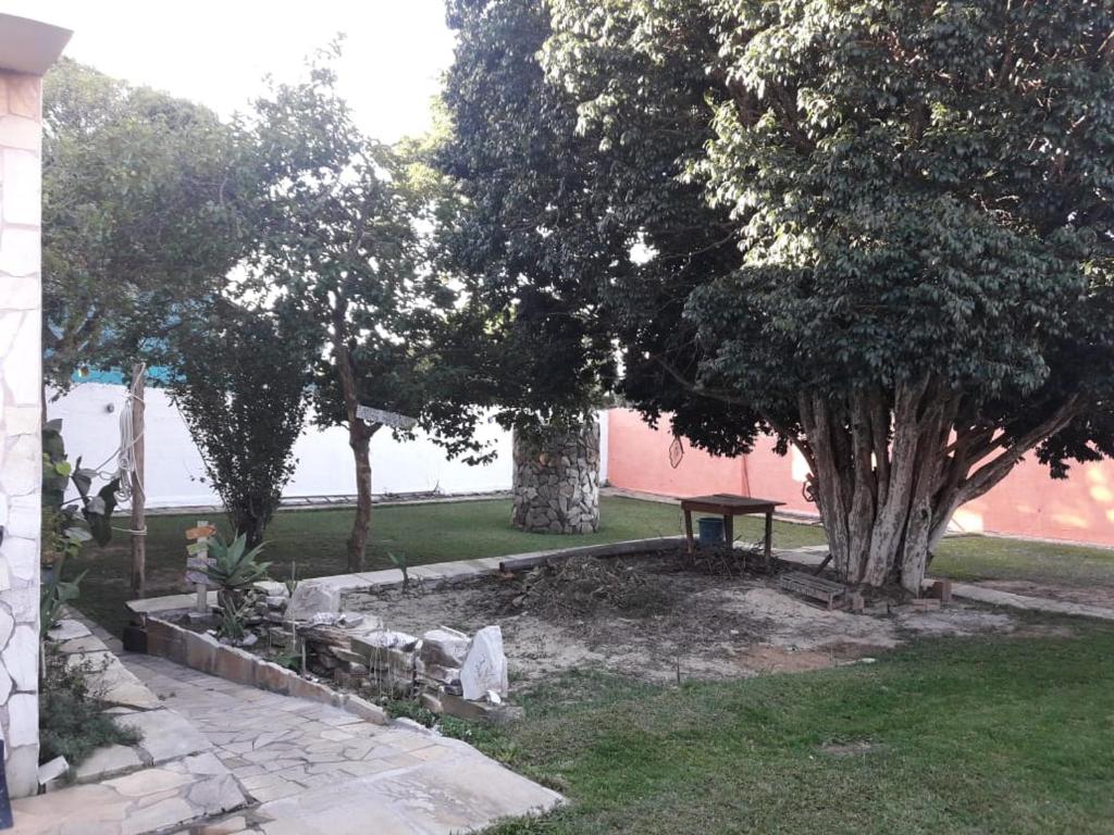 Zahrada ubytování Camping Primitivus- Centro de São Thomé