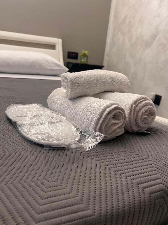Postel nebo postele na pokoji v ubytování ASTRUM b&b