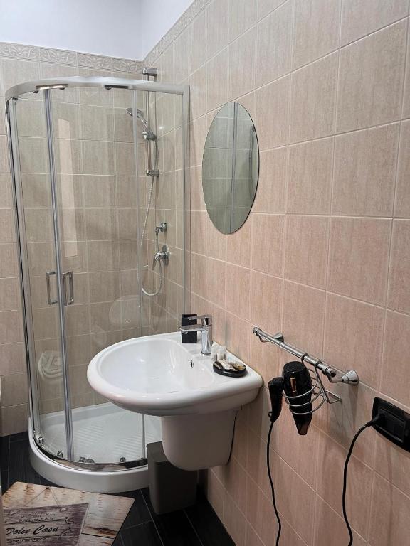 Koupelna v ubytování ASTRUM b&b