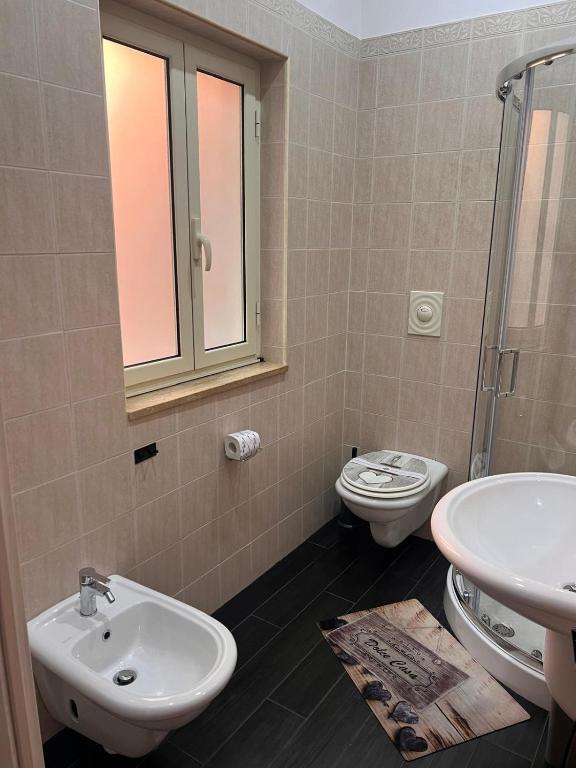Koupelna v ubytování ASTRUM b&b