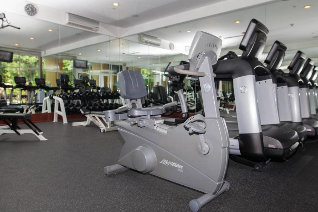 Fitness centrum a/nebo fitness zařízení v ubytování Courtyard by Marriott Cancun Airport