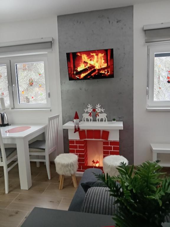 TV/trung tâm giải trí tại Apartman Savić Divčibare