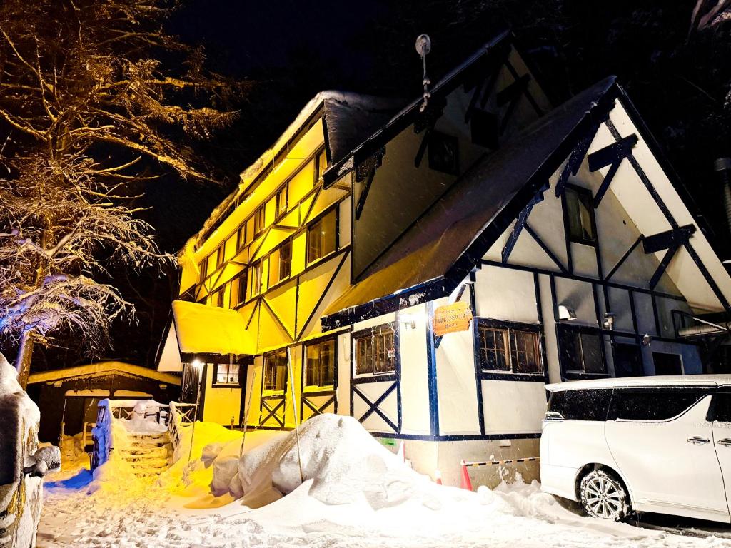 Budova, kde se bed and breakfast nachází