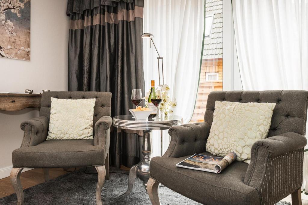Posezení v ubytování Boardinghouse Robbe