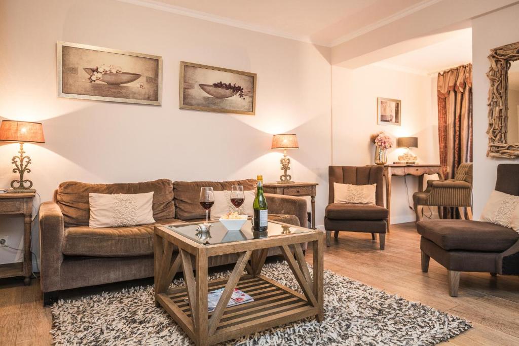 Posezení v ubytování Boardinghouse Robbe