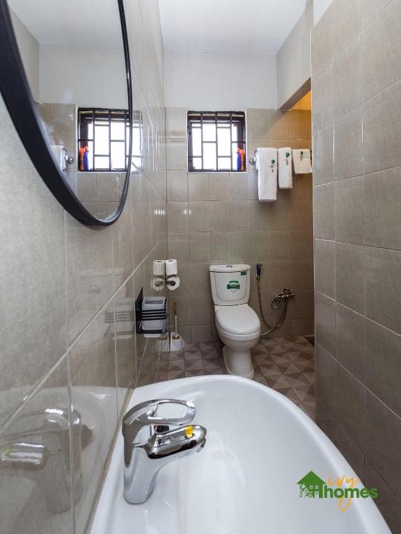 Koupelna v ubytování Ivy Homes - Kapchorwa