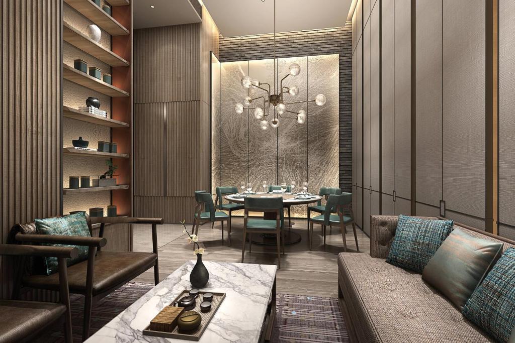 Courtyard by Marriott Chengdu Southにあるシーティングエリア