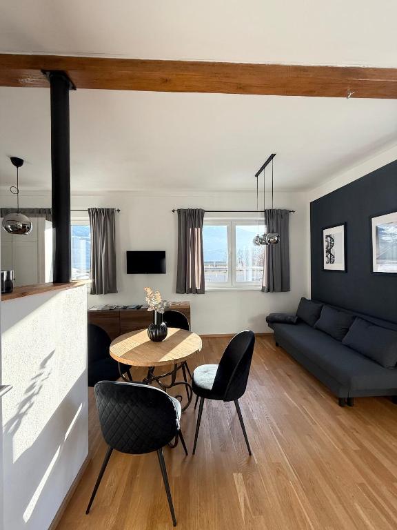 TV a/nebo společenská místnost v ubytování Studio Apartment Mils