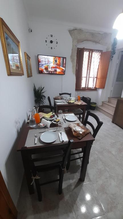 TV a/nebo společenská místnost v ubytování I Cappuccini B&B