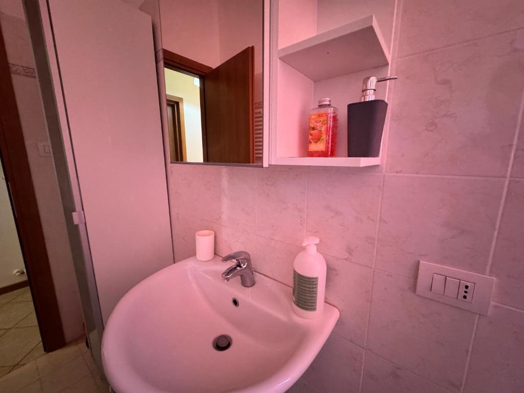 Kúpeľňa v ubytovaní Aduepassidallafiera