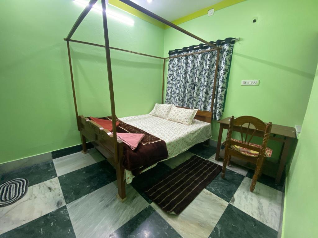 Voodi või voodid majutusasutuse Kraunchawdip Homestay toas