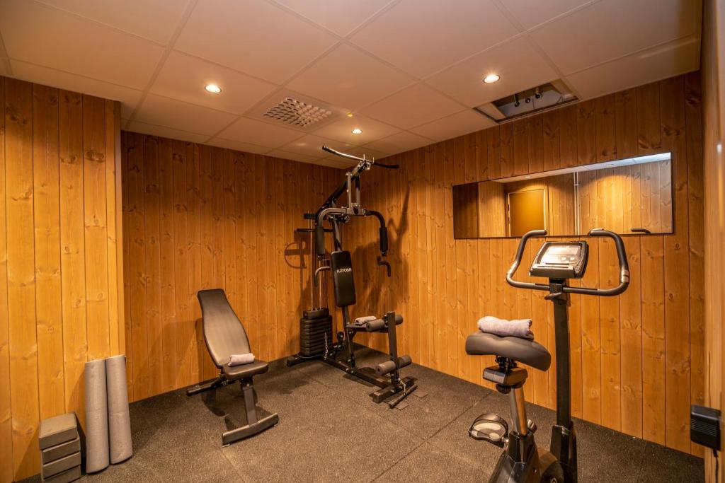Fitness centrum a/nebo fitness zařízení v ubytování Matarengi Lodge