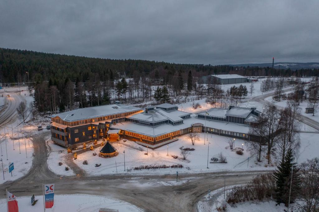 Matarengi Lodge v zimě