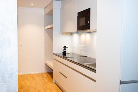 Kuchyň nebo kuchyňský kout v ubytování CENTRINO Apartments