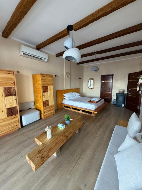 Postel nebo postele na pokoji v ubytování Beit Tolba Nuweiba
