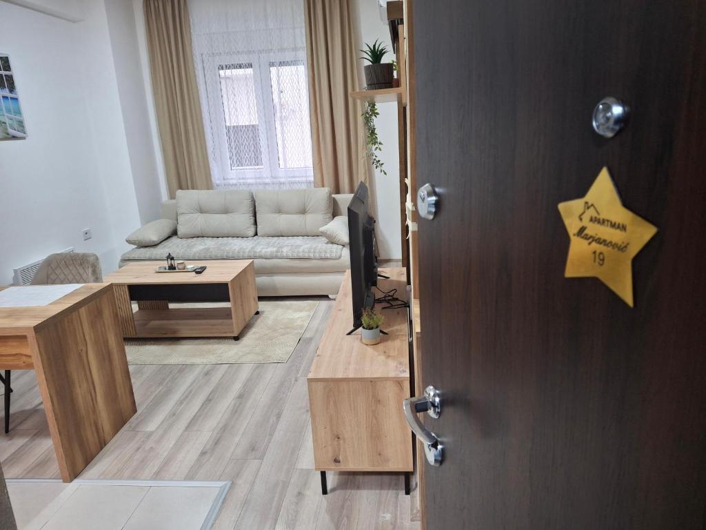 Posezení v ubytování Apartmani Marjanovic Akva park Jagodina