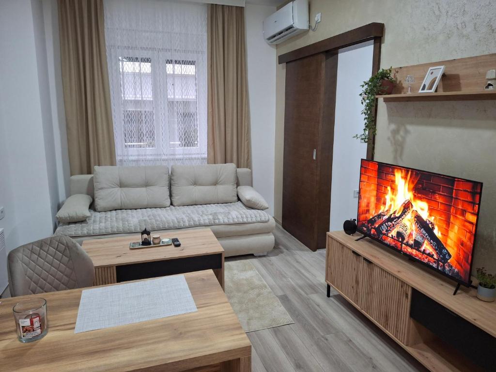 Posezení v ubytování Apartmani Marjanovic Akva park Jagodina