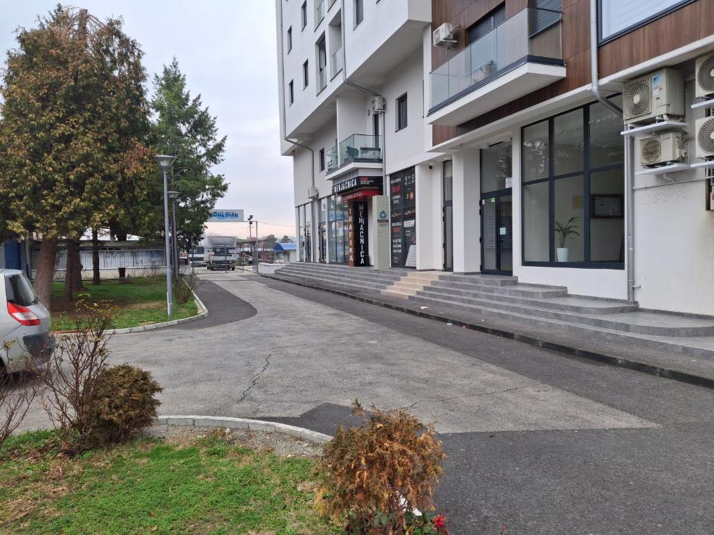 Budova, kde se apartmán nachází