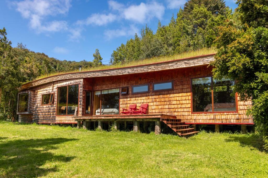 Casas Martín Pescador, Lago Huillinco, Chiloe