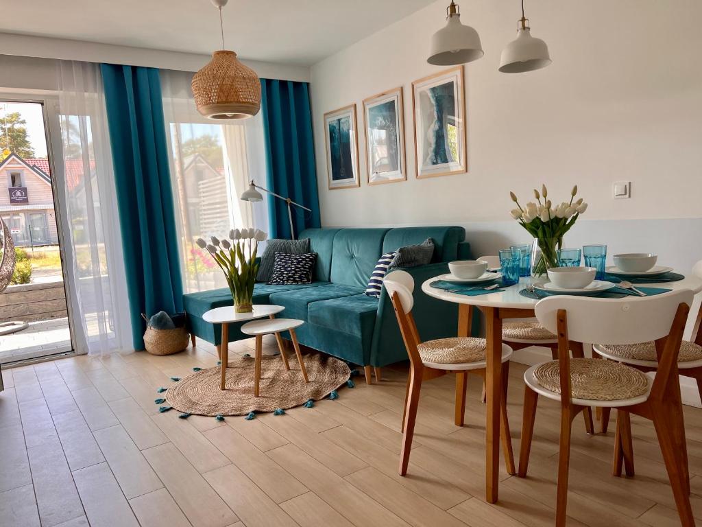 Część wypoczynkowa w obiekcie Apartament Baltic A8 Pobierowo